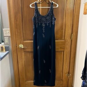 Long Beaded Dress with Jacket NWOT